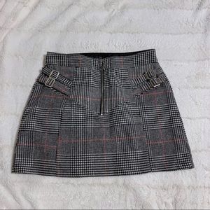 Topshop Houndstooth Skirt